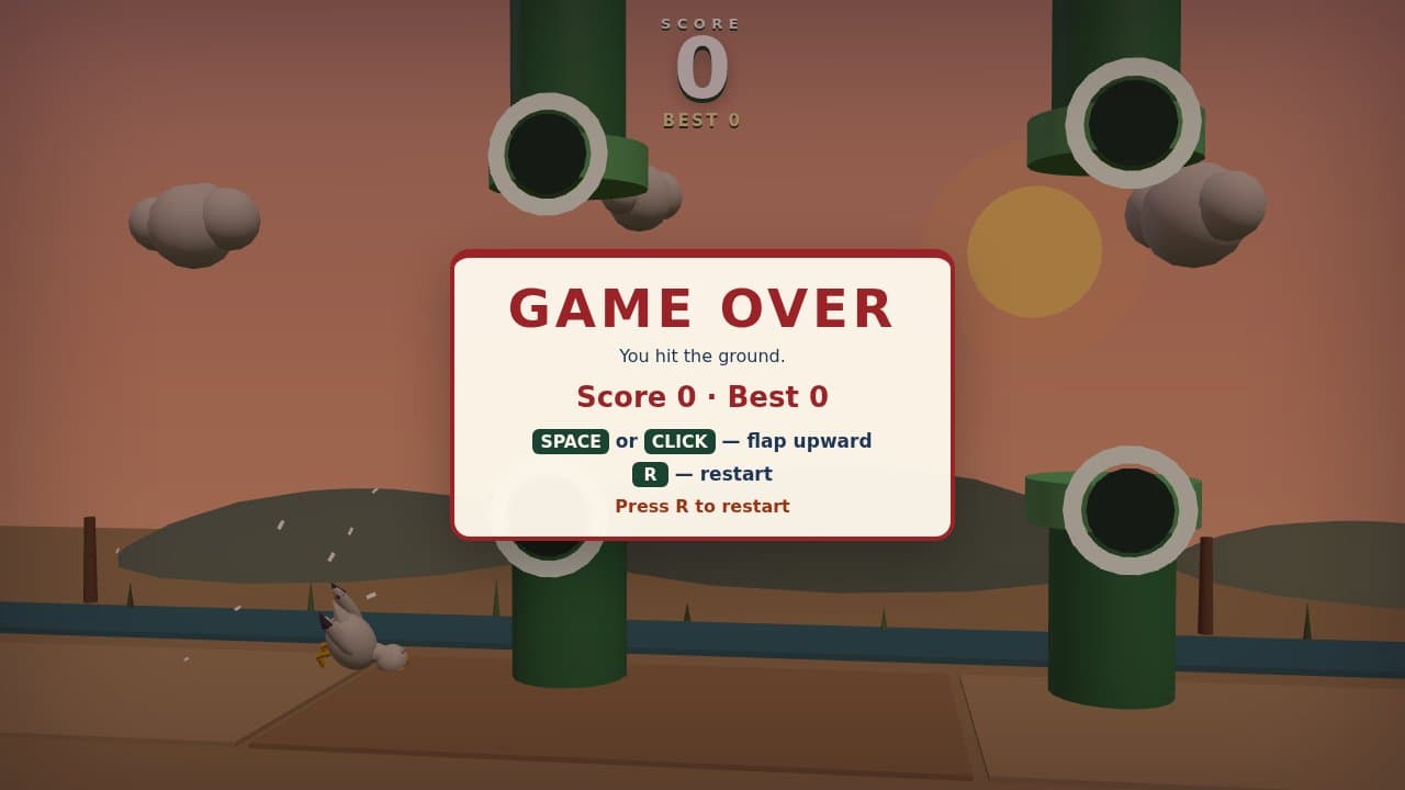 Still from the SpaceXAI: Grok 4.7 game
